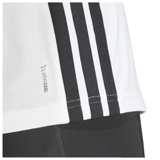 Adidas Γυναικεία κοντομάνικη μπλούζα Train-Essentials 3-Stripes Workout Tee Adidas Γυναικεία κοντομάνικη μπλούζα Train-Essentials 3-Stripes Workout Tee
